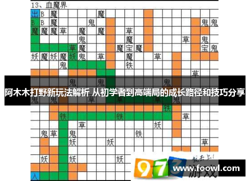 阿木木打野新玩法解析 从初学者到高端局的成长路径和技巧分享