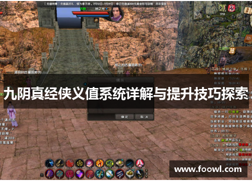 九阴真经侠义值系统详解与提升技巧探索