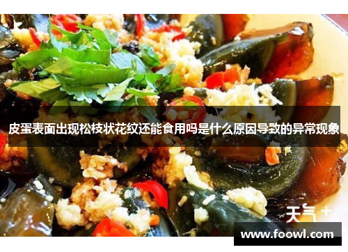 皮蛋表面出现松枝状花纹还能食用吗是什么原因导致的异常现象