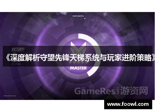 《深度解析守望先锋天梯系统与玩家进阶策略》